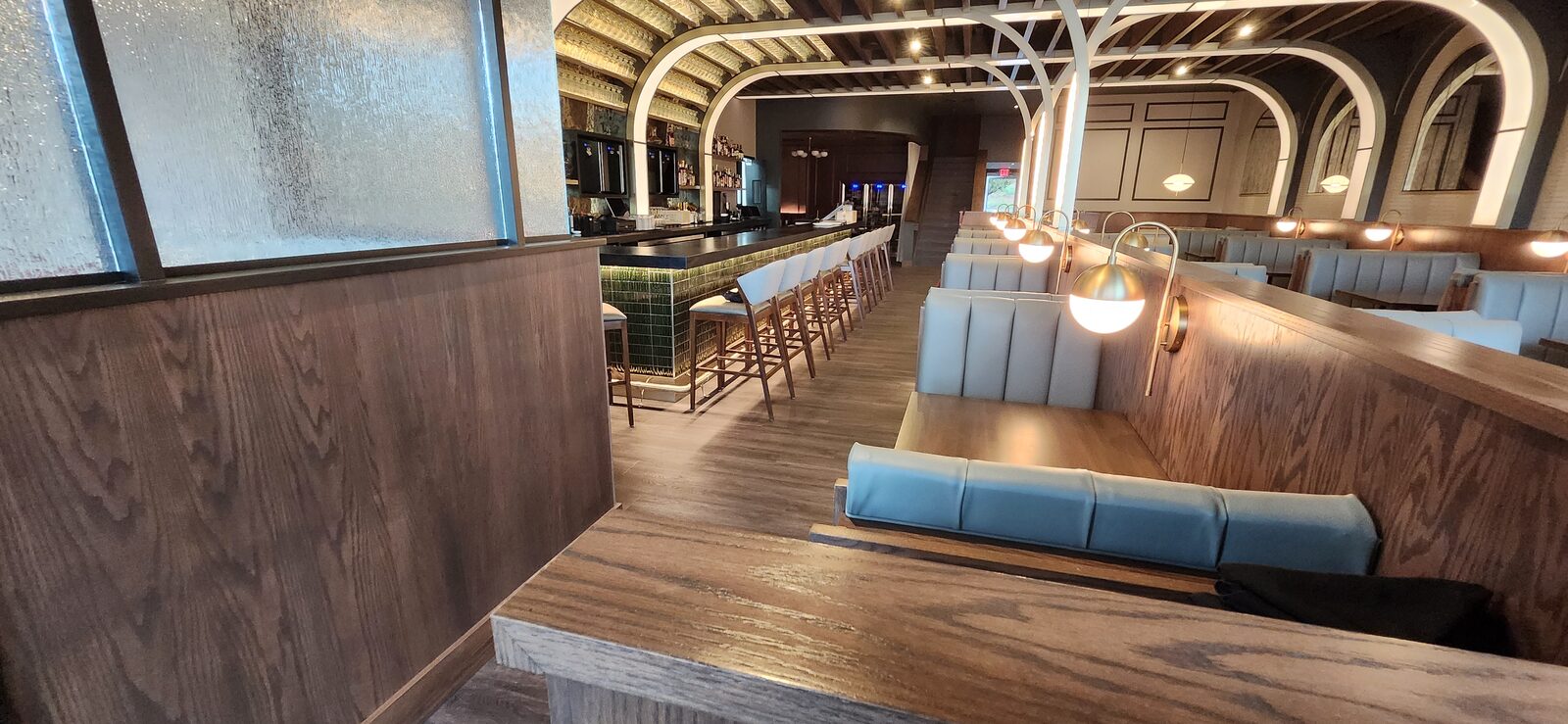 Custom booth installation