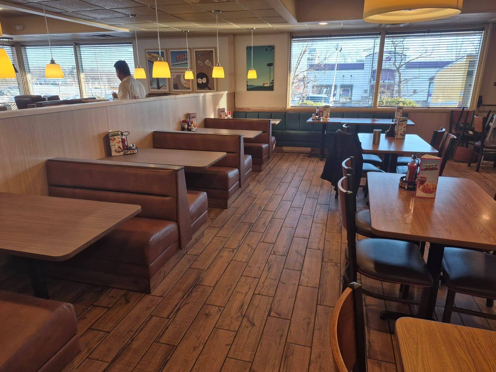Dining Room — Booths and Open Seating