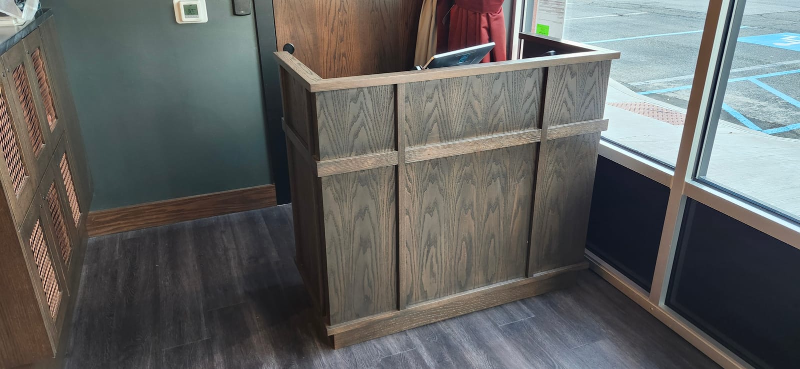 Custom Host Stand — Mister Mister