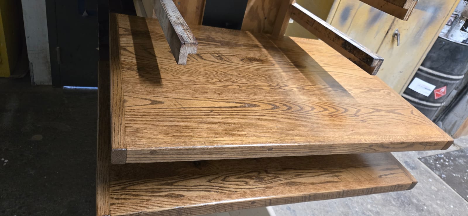 Primanti Bros. Oak Table Tops — Refinished